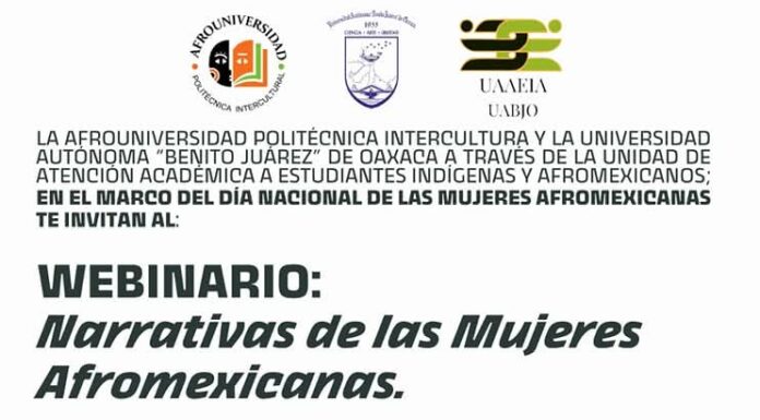 Participa en el webinar “Narrativas de las mujeres Afromexicanas” organizado por la UABJO