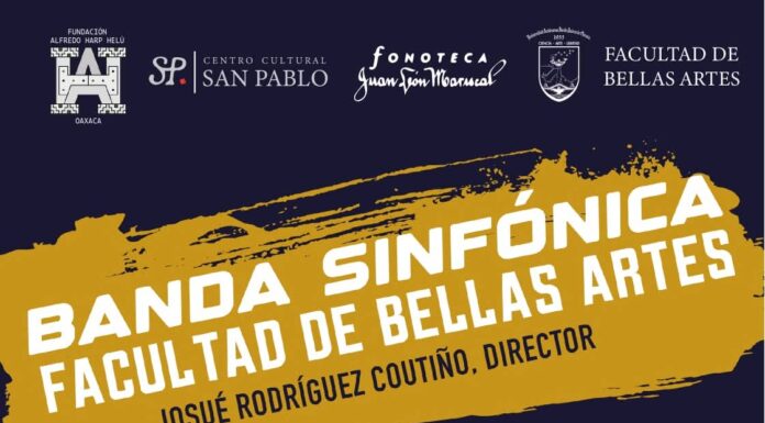 Concierto de la Banda sinfónica de la Facultad de Bellas Artes de la UABJO