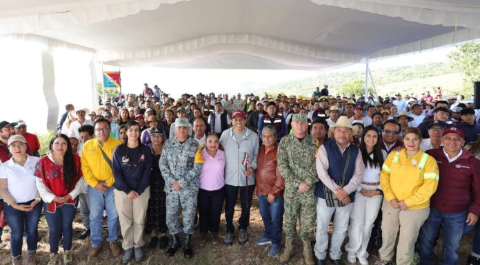Encabeza Salomón Jara Mega Tequio de Reforestación en Monte Albán