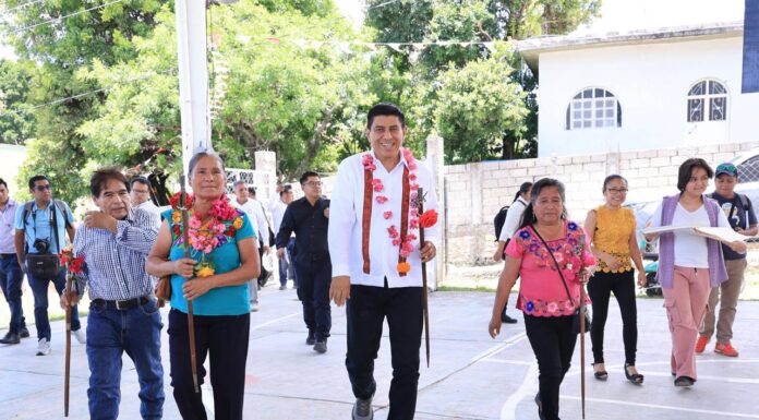 Anuncia Salomón Jara rehabilitación de la red de agua potable de San Juan Ihualtepec