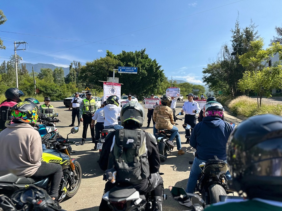Policía Vial Estatal jornada de concientización (1)