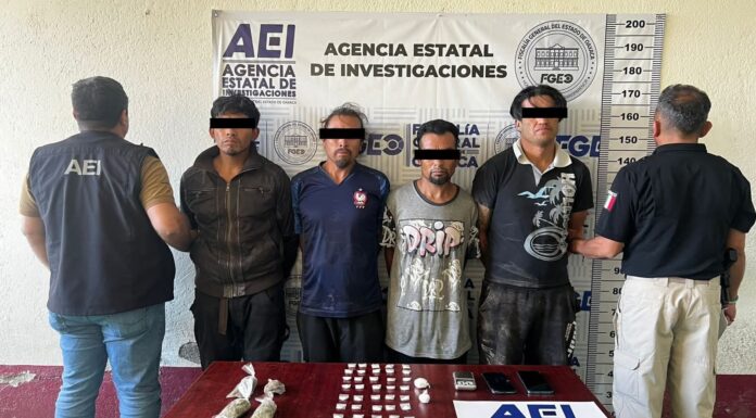 Fiscalía de Oaxaca obtiene vinculación a proceso y prisión preventiva contra cuatro personas por narcomenudeo en la Villa de Etla