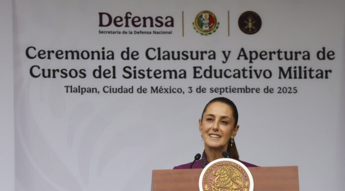 Mujeres de las Fuerzas Armadas enorgullecen a México: Presidenta en inauguración y clausura de cursos del Sistema Educativo Militar 2025