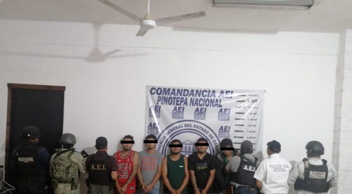 Asegura Gabinete de Seguridad armamento, vehículos y 5 personas vinculadas a delitos en la Costa
