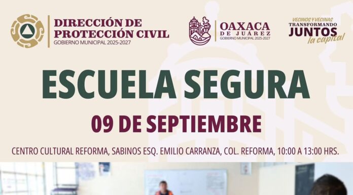 Gobierno Municipal convoca a la ciudadanía al Foro Escuela Segura para impulsar la cultura de la prevención