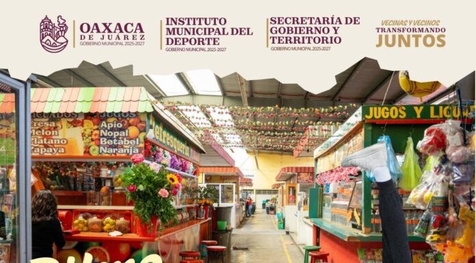 Activa Gobierno Municipal, mercados de Oaxaca de Juárez con el programa “Ritmo Vecinal”