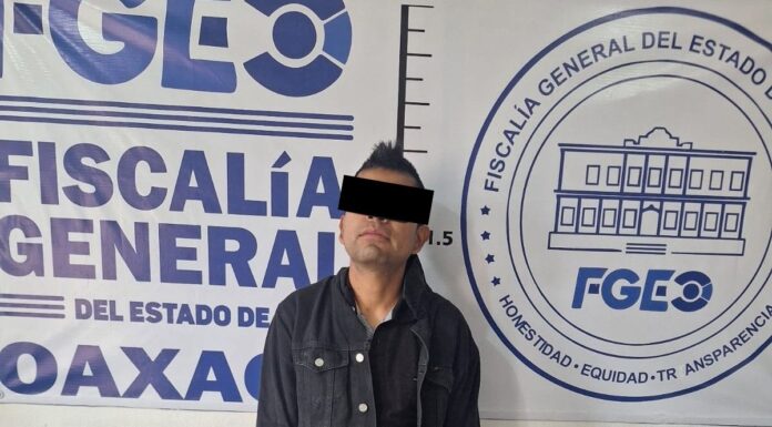 Fiscalía de Oaxaca ejecuta orden de aprehensión por intento de homicidio con arma de fuego, cometido en Santa Catarina Juquila