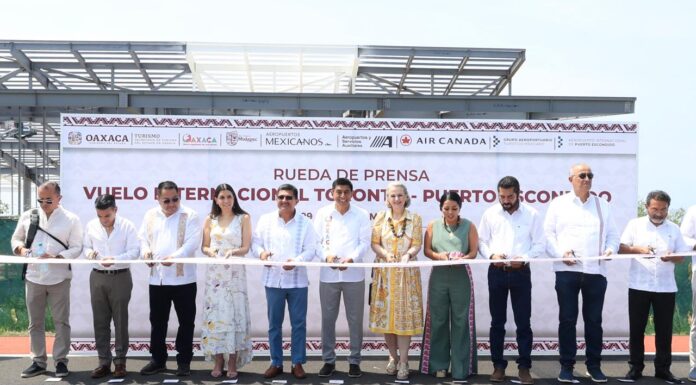 Inaugura Gobernador de Oaxaca nueva infraestructura del Aeropuerto Internacional de Puerto Escondido
