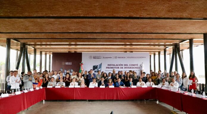 Instala Gobierno de Oaxaca Comité Promotor de Inversiones para potenciar desarrollo económico