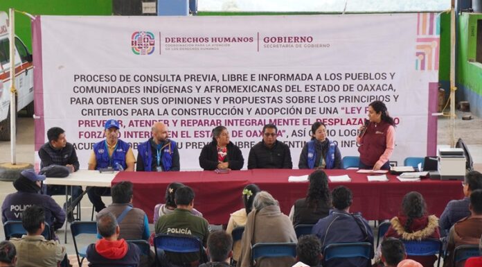 Oaxaca pionero en tipificar como delito el desplazamiento arbitrario y la negativa a garantizar el retorno de familias