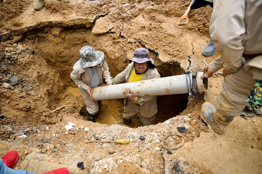 Repara Soapa infraestructura hidráulica con más de 40 años de servicio en zona norte de la capital oaxaqueña (2)