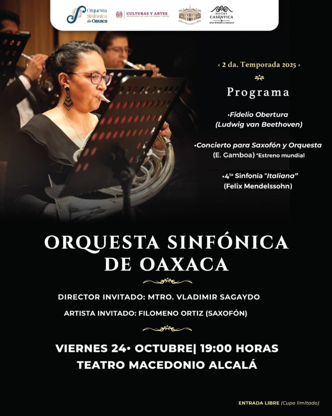Brindará OSO un viaje musical entre clásicos universales y un estreno mundial (1)