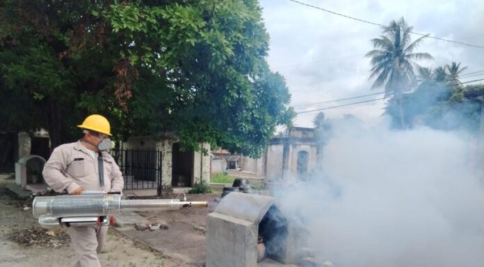 En el Istmo avanza SSO con operativo en panteones para prevenir enfermedades transmitidas por vector