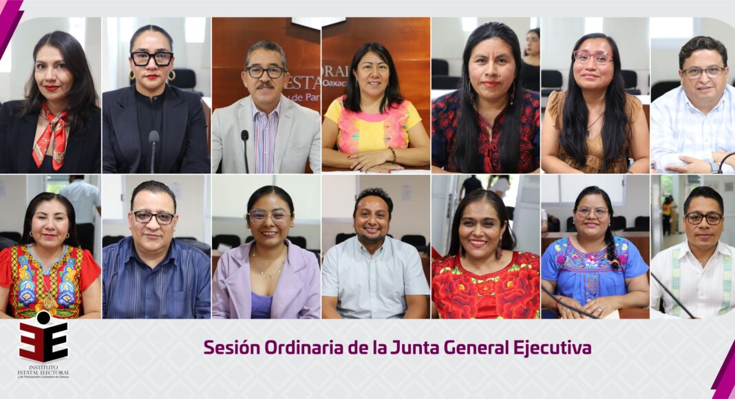 La Junta General Ejecutiva del IEEPCO realiza sesión correspondiente al mes de octubre