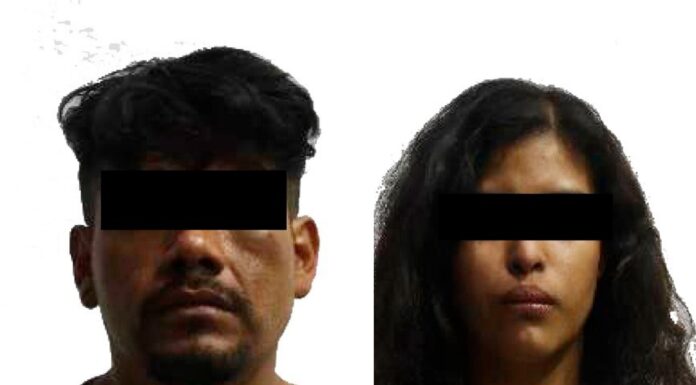 Policía Municipal detiene a pareja por el presunto delito de robo