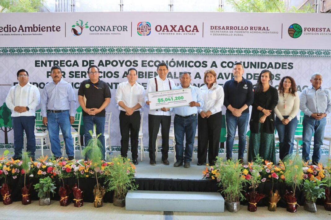 Por servicios ambientales, entrega Salomón Jara fondos por 33 mdp a 34 comunidades de Oaxaca 4