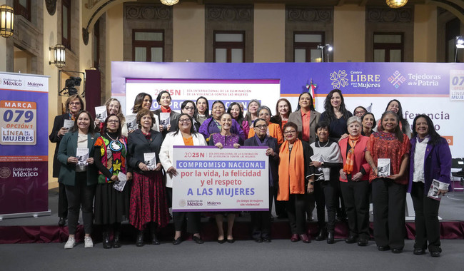 Gobierno de México y entidades asumen Compromiso Nacional por la vida, la felicidad y el respeto a las mujeres