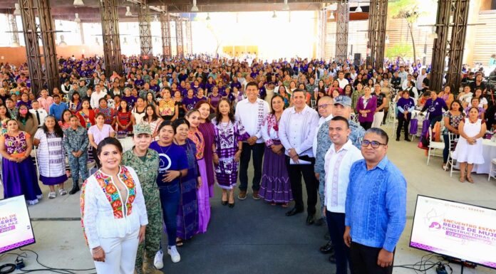 Fortalece Salomón Jara redes de mujeres para la seguridad, justicia, bienestar y paz en Oaxaca