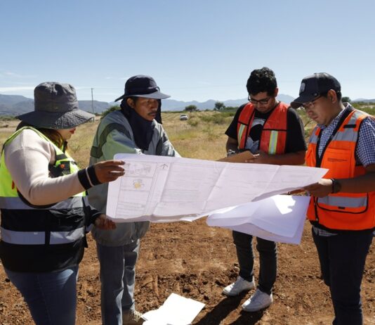 Inicia SIC construcción de Multideportivo en Alférez, Tlacolula de Matamoros