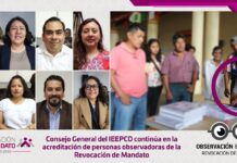 El Consejo General del IEEPCO acredita a 3,154 personas observadoras para la Jornada de Revocación de Mandato