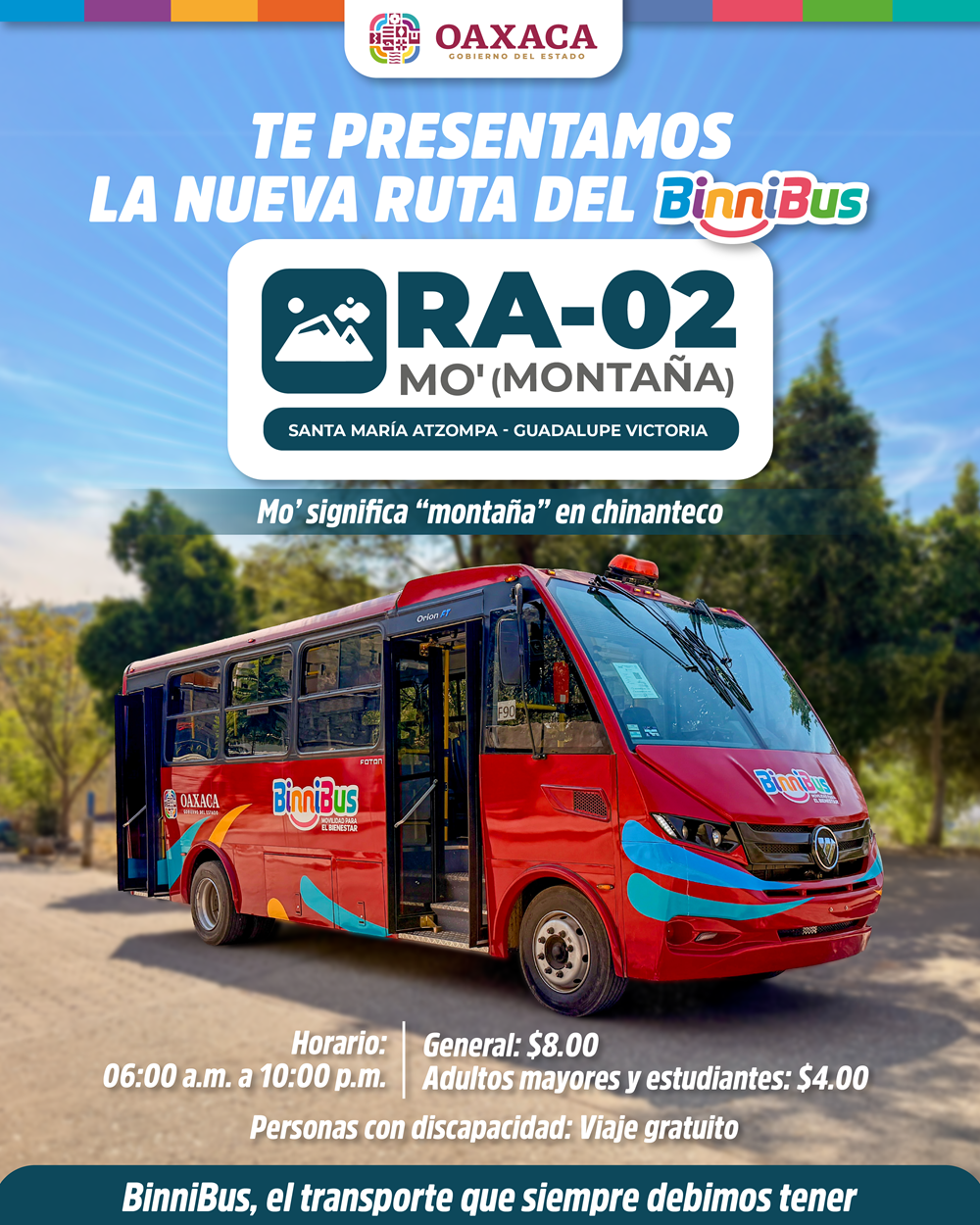 230226 FOTO 2 Con nuevas rutas de BinniBus y ampliación de recorridos, Salomón Jara mejora conectividad