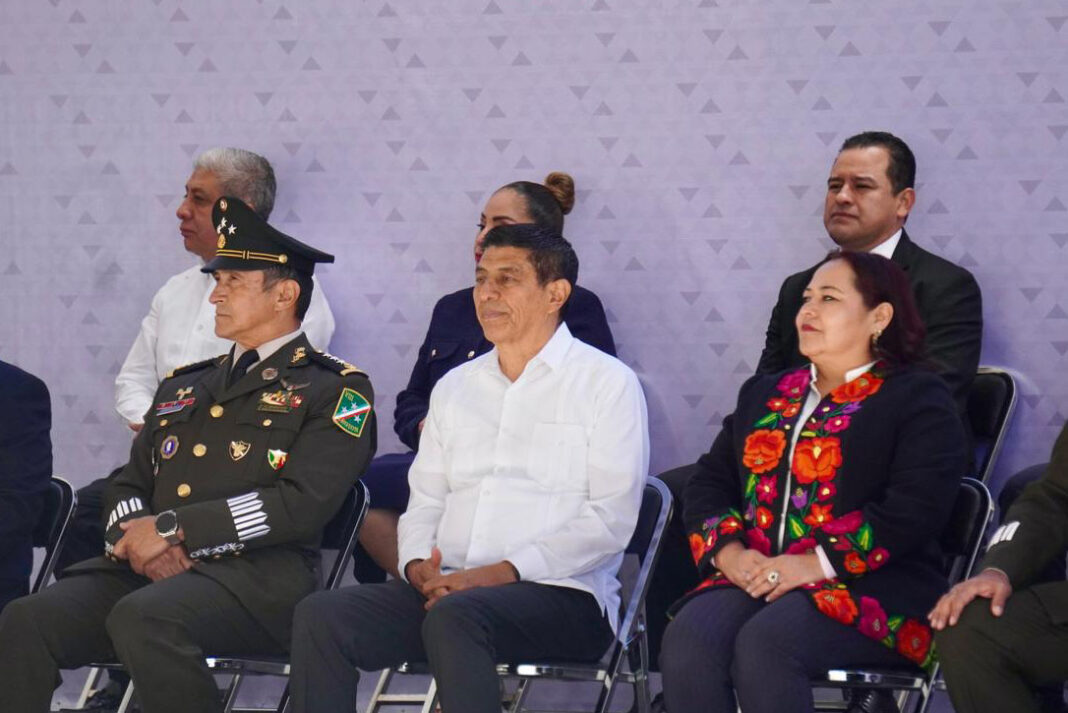 240226 FOTO 1 Refrenda Salomón Jara participación de Oaxaca en tarea nacional para fortalecer la paz y seguridad