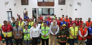 Fortalece IMSS Oaxaca con equipo de protección a brigadistas y cuerpos de emergencia