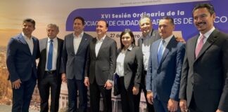 El Presidente Municipal de Oaxaca de Juárez Ray Chagoya, participó en la Toma de Protesta del Comité Ejecutivo de la Asociación de Ciudades Capitales de México