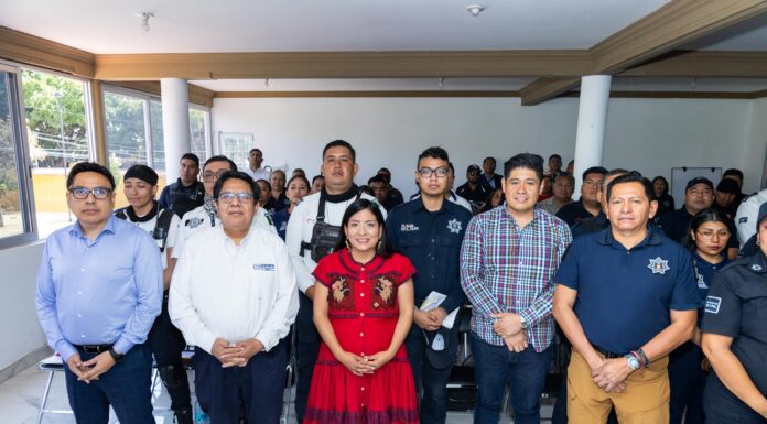 Presenta DDHPO y la Presidenta Municipal de Santa Cruz Xoxocotlán, Nancy Benítez, los “Lineamientos para el uso de la fuerza dirigidos a las autoridades de seguridad pública municipal del Estado de Oaxaca” y “Lineamientos para el funcionamiento de las áreas de detención municipal”