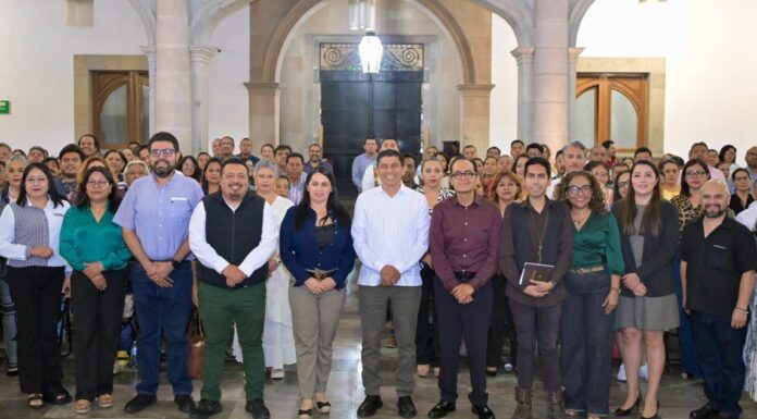En diálogo franco y respetuoso, recibe Gobernador de Oaxaca pliego petitorio 2026 del STPEIDCEO
