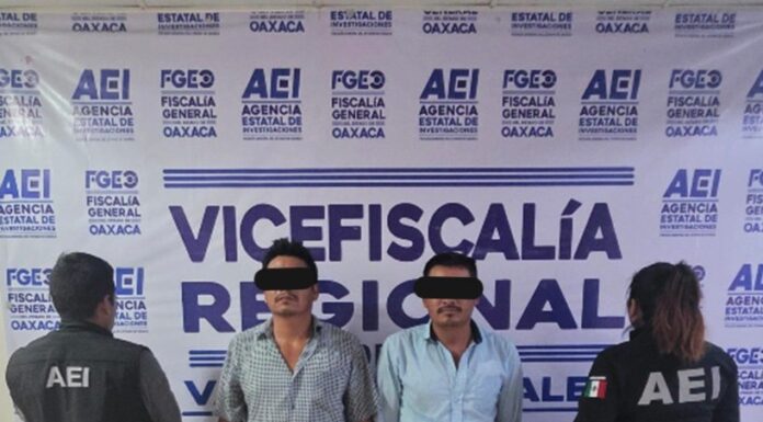 Fiscalía de Oaxaca en colaboración con Fiscalía de Coahuila ejecutan orden de aprehensión por homicidio y tentativa de homicidio