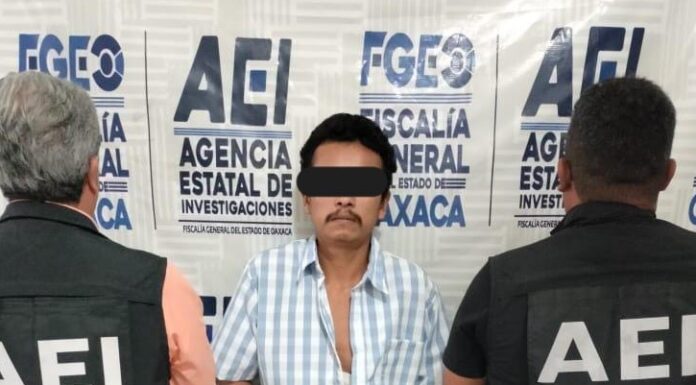 Obtiene FGEO prisión y vinculación a proceso contra imputado por intento de homicidio; agredió con una daga a su víctima en Pluma Hidalgo