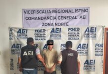 Fiscalía de Oaxaca captura a A.H.G., alias “El Tech” por homicidio con arma de fuego cometido al interior de una vivienda en el Istmo de Tehuantepec