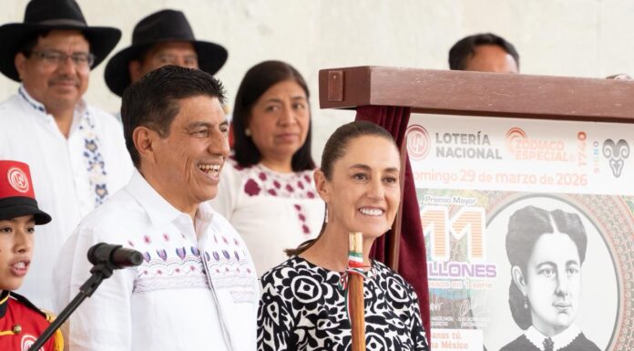 Encabezan Claudia Sheinbaum y Salomón Jara 220 aniversario del Natalicio de Benito Juárez