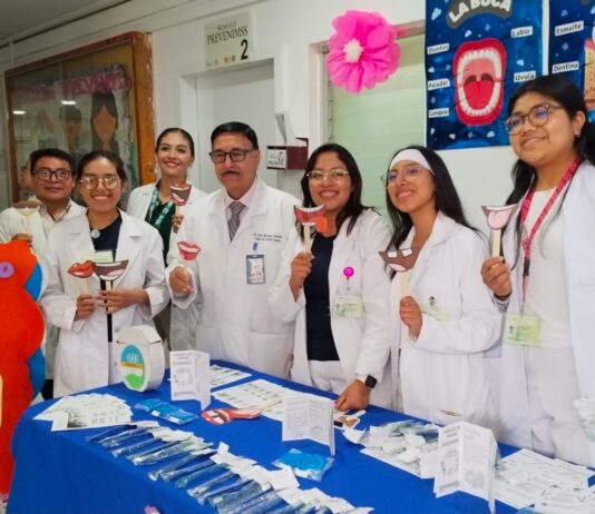 Realiza IMSS Oaxaca actividades relacionadas con la Primera Semana de salud bucal en la UMF No. 1