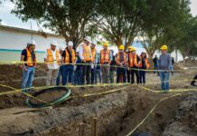 Realizan recorrido de supervisión en la rehabilitación del colector sanitario y drenaje pluvial en Avenida La Campiña, en Candiani