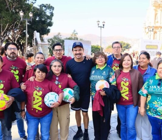 Oaxaca de Juárez participó en la activación nacional del fútbol, en articulación con la estrategia impulsada por la presidenta Claudia Sheinbaum Pardo