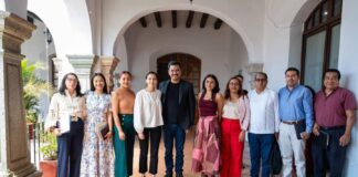 El presidente municipal Ray Chagoya sostuvo un diálogo con la Lic. Quiahuitl Chávez Domínguez, Subsecretaria de Empleo y Productividad Laboral