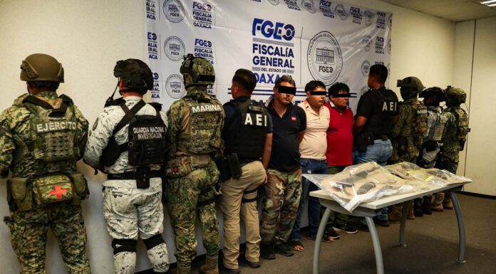 Detienen a tres personas por homicidio de una pareja y su hija cometido en el Istmo de Tehuantepec