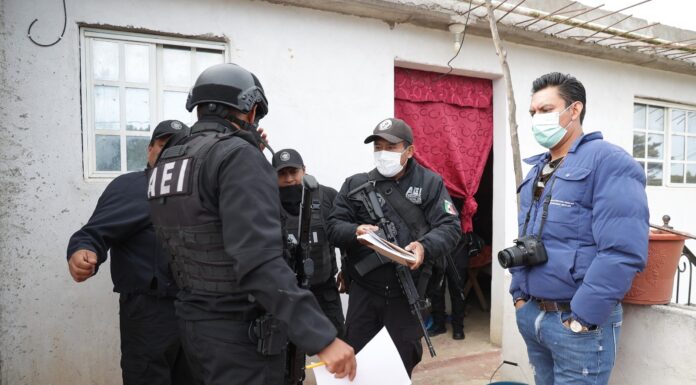 Fiscalía de Oaxaca, DEFENSA, GN y Policía Estatal realizan cateos durante operativo de búsqueda y localización de Roxana López Martínez en la Mixteca