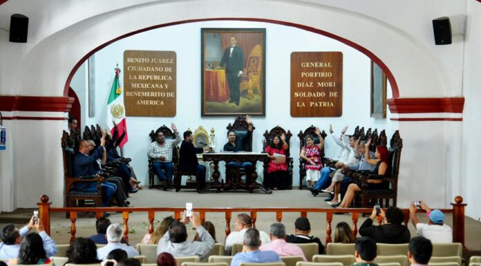 Palacio Municipal, recinto oficial para la sesión solemne por el 494 aniversario de Oaxaca de Juárez
