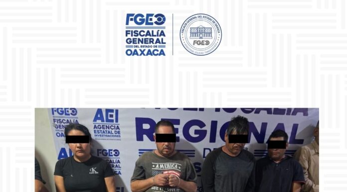 Golpe estratégico al narcomenudeo en el corredor Ocotlán-Ejutla-Miahuatlán; Fiscalía de Oaxaca y Gabinete de seguridad desarticulan célula delictiva
