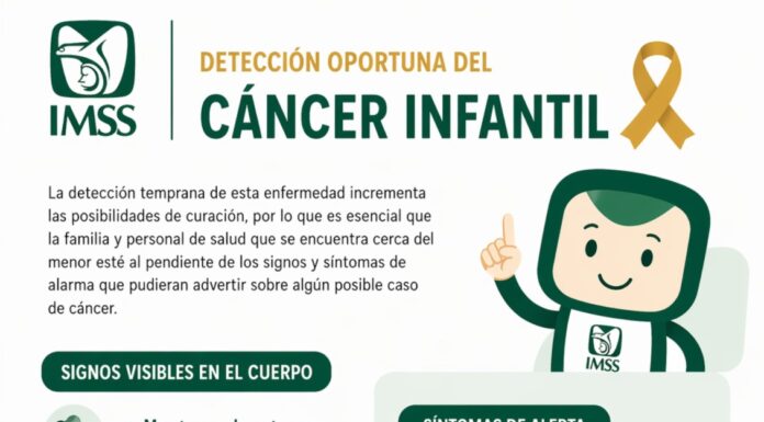 Exhorta IMSS Oaxaca a cuidar salud de menores y salvar vidas con detección de enfermedades a tiempo