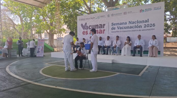 Fomenta IMSS Oaxaca acciones de la Semana Nacional de Vacunación 2026 en el HGZ No. 41