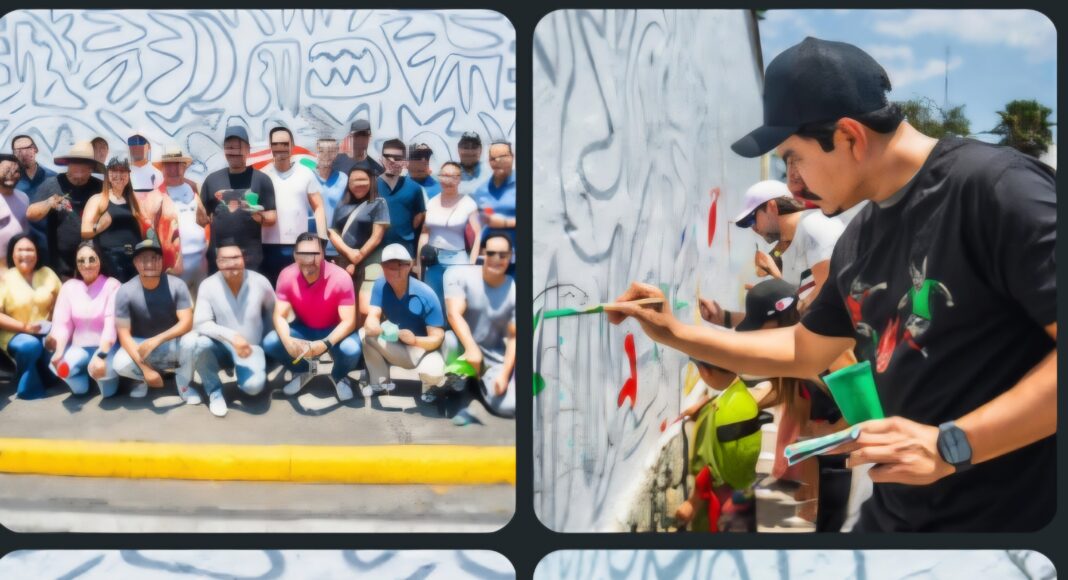 Un mural que se construye entre todas y todos