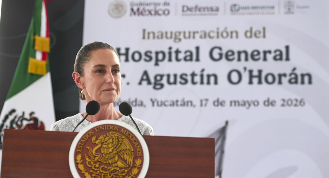 Presidenta inaugura Hospital General Dr. Agustín O’Horán en beneficio de un millón 200 mil personas; arranca IMSS Bienestar en Yucatán