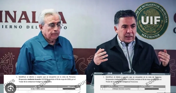 Estados Unidos y México cierran el cerco contra Rocha Moya con la congelación de sus cuentas bancarias