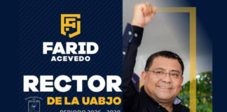 Farid Acevedo López se proclama ganador de la contienda para rector y agradece a la comunidad universitaria