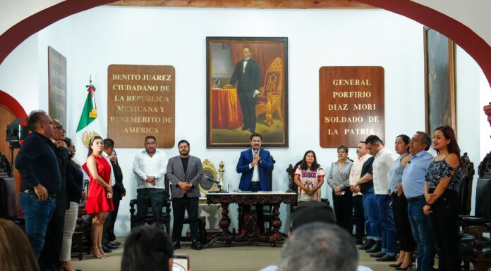 Rehabilitación del patrimonio, tema central de la sesión de Cabildo de Oaxaca de Juárez
