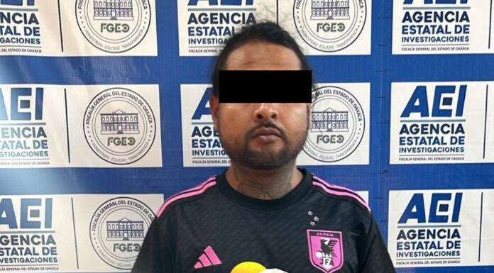 Fiscalía de Oaxaca detiene a una persona probable responsable del delito de pederastia agravada cometida en la región de la Mixteca